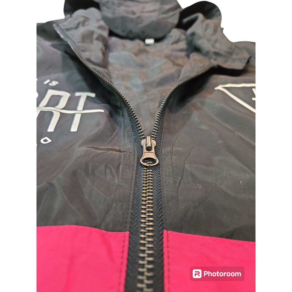 Graphic, Black & Pink, Hooded Jacket | Size Small - Picture 6 of 9